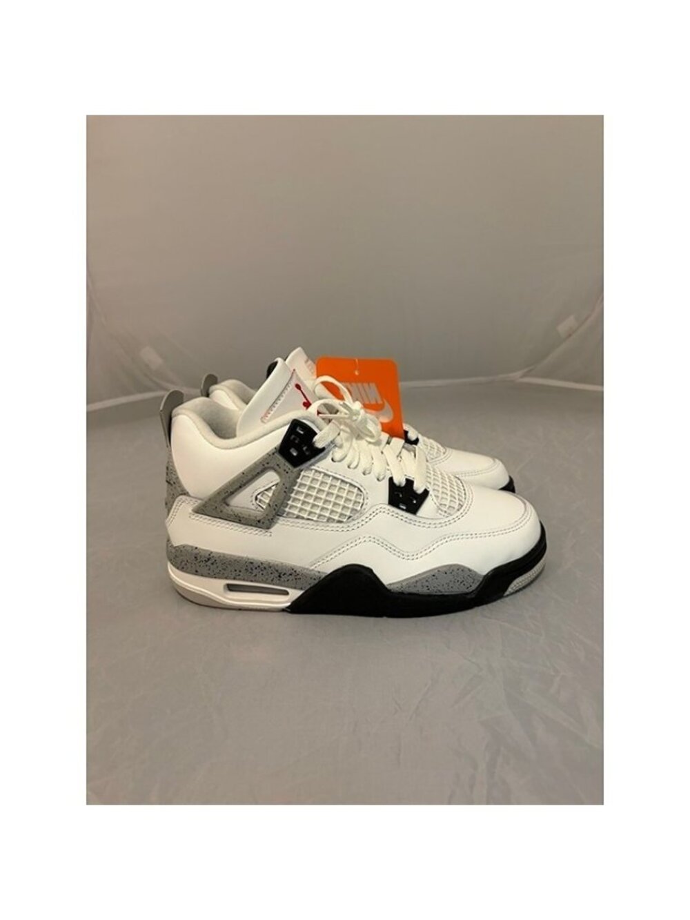 Air Jordan 4 retro OG white cement womens shoes size 5.5 IB4171 100 New